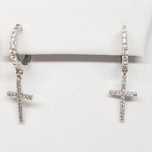 Earring Cross Huggies Hoops Earring high Quality